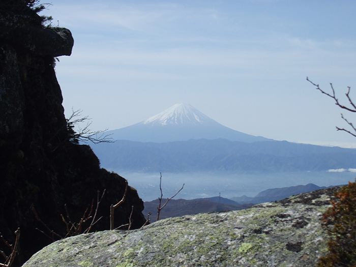 稜線からの富士山