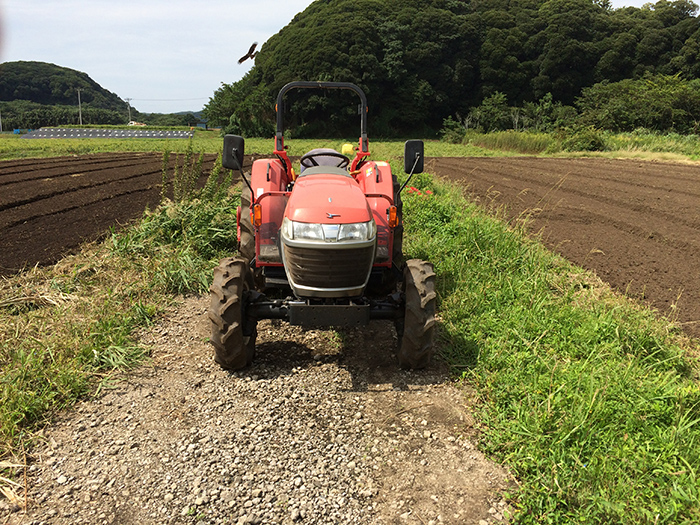 お借りしたトラクター